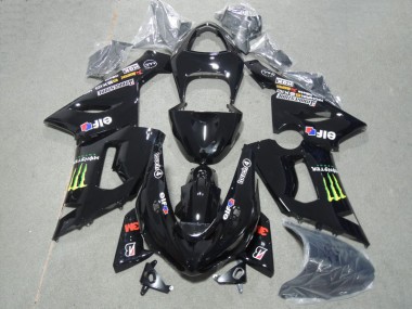 3M Touch4 Monster Noir 05-06 ZX6R Carénage Moto