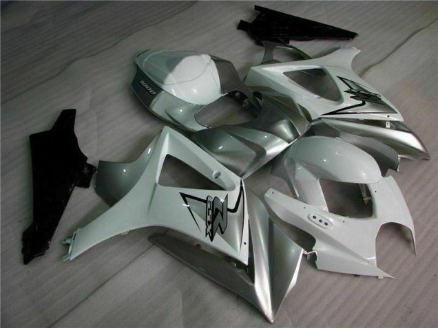 Argent Blanc 07-08 GSXR 1000 Carénage Moto