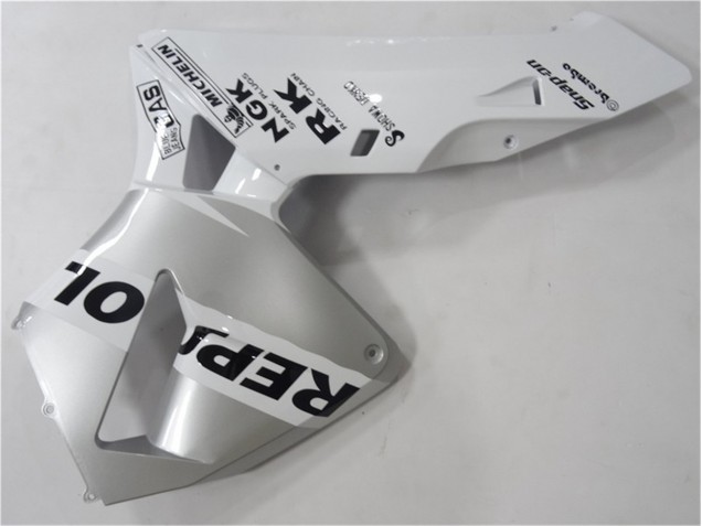 Argent Blanc Noir Repsol 03-04 CBR600RR Carénages Moto Argent Blanc Noir Repsol 03-04 CBR600RR Carénages Moto