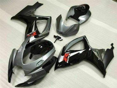 Argent Gris 06-07 GSXR 600/750 Carénage Moto