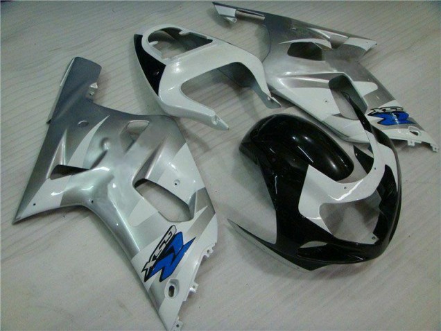 Argent Noir 01-03 GSXR 600/750 Carénages Moto Argent Noir 01-03 GSXR 600/750 Carénages Moto