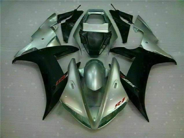 Argent Noir 02-03 YZF R1 Carénages Moto Argent Noir 02-03 YZF R1 Carénages Moto