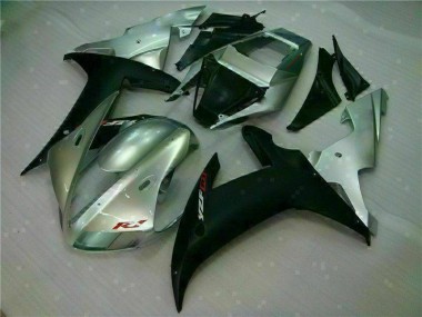 Argent Noir 02-03 YZF R1 Carénages Moto
