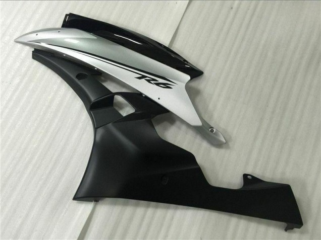 Argent Noir 06-07 YZF R6 Carénage Moto Argent Noir 06-07 YZF R6 Carénage Moto