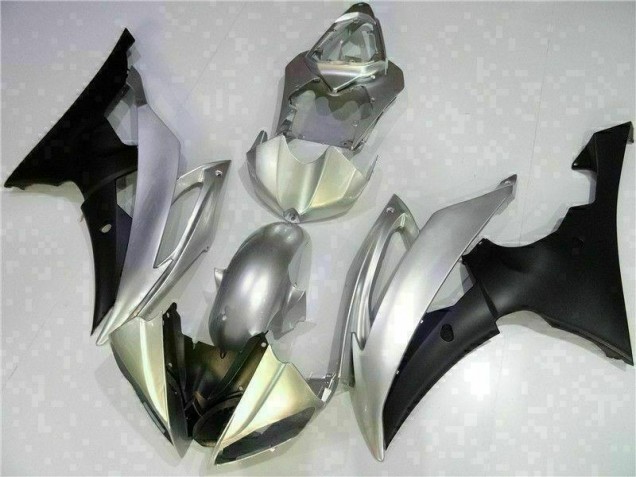 Argent Noir 08-16 YZF R6 Carénage Moto Argent Noir 08-16 YZF R6 Carénage Moto
