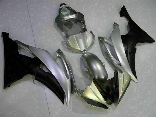 Argent Noir 08-16 YZF R6 Carénage Moto Argent Noir 08-16 YZF R6 Carénage Moto