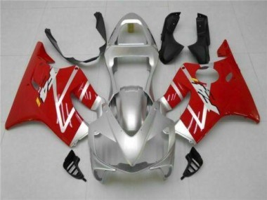 Argent Rouge 01-03 CBR600 F4i Carénage Moto