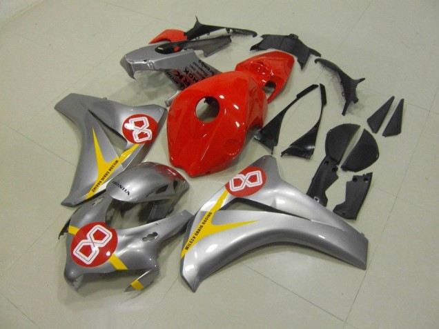Argent Rouge 8 08-11 CBR1000RR Carénage Moto Argent Rouge 8 08-11 CBR1000RR Carénage Moto