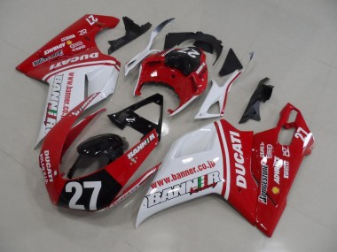 Bannière 27 07-14 Ducati 848 1098 1198 Carénage Moto