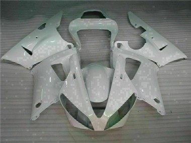 Blanc 00-01 YZF R1 Kit Carénages Motos Complet