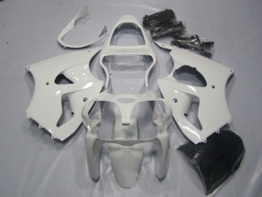 Blanc 00-02 ZX6R Carénages Moto