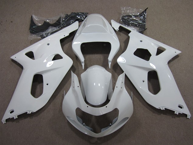 Blanc 01-03 GSXR 600 Carénage Moto Blanc 01-03 GSXR 600 Carénage Moto