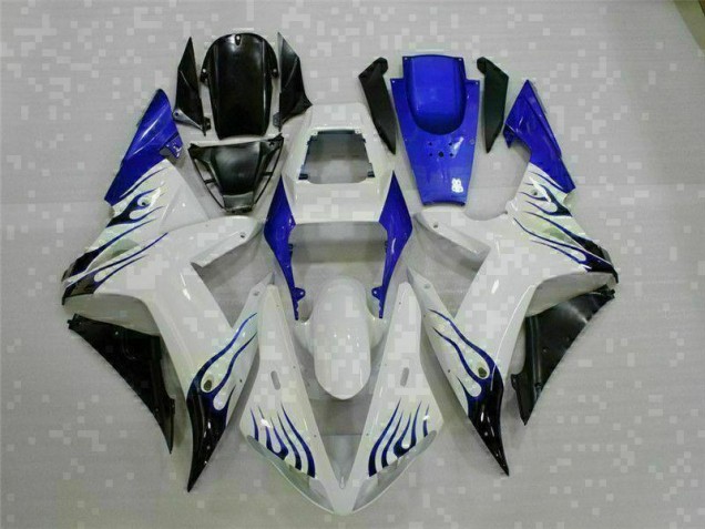 Blanc 02-03 YZF R1 Kit Carénages Motos Complet Blanc 02-03 YZF R1 Kit Carénages Motos Complet
