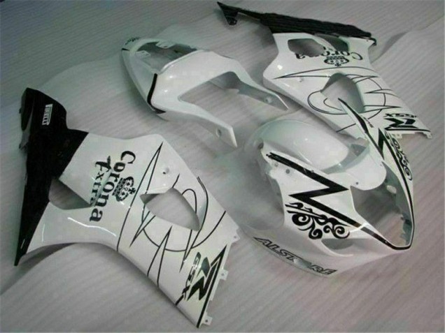 Blanc 03-04 GSXR 1000 Carénage Moto Blanc 03-04 GSXR 1000 Carénage Moto