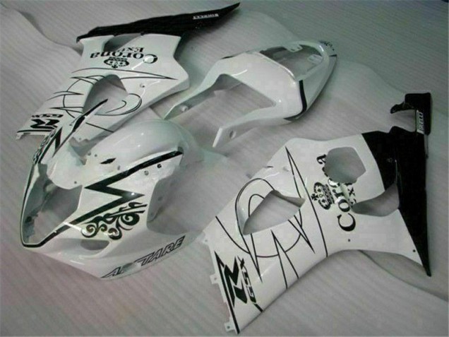 Blanc 03-04 GSXR 1000 Carénage Moto Blanc 03-04 GSXR 1000 Carénage Moto