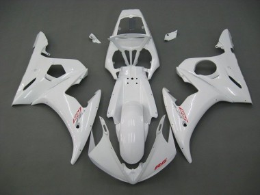Blanc 03-05 YZF R6 Carénage Moto