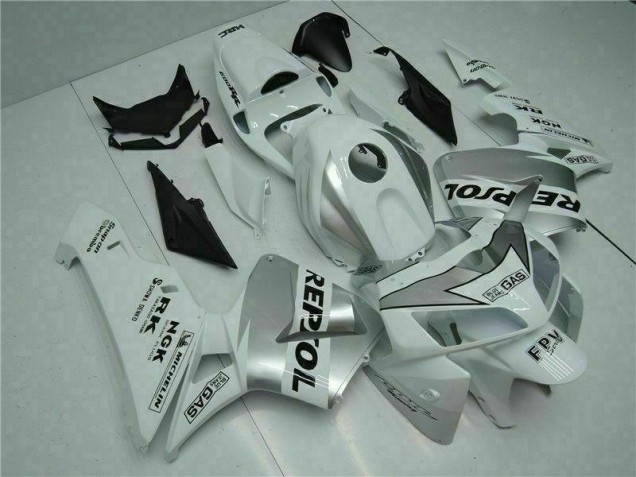 Blanc 05-06 CBR600RR Carénages Moto de Rechange Blanc 05-06 CBR600RR Carénages Moto de Rechange