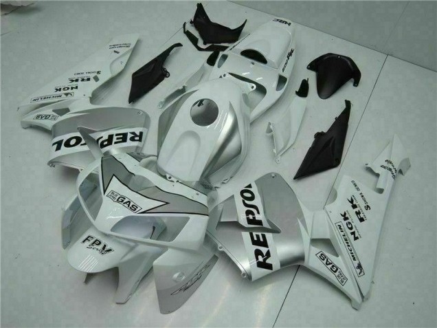 Blanc 05-06 CBR600RR Carénages Moto de Rechange Blanc 05-06 CBR600RR Carénages Moto de Rechange