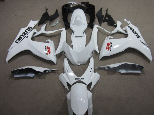 Blanc 06-07 GSXR 600 Carénage Moto Blanc 06-07 GSXR 600 Carénage Moto