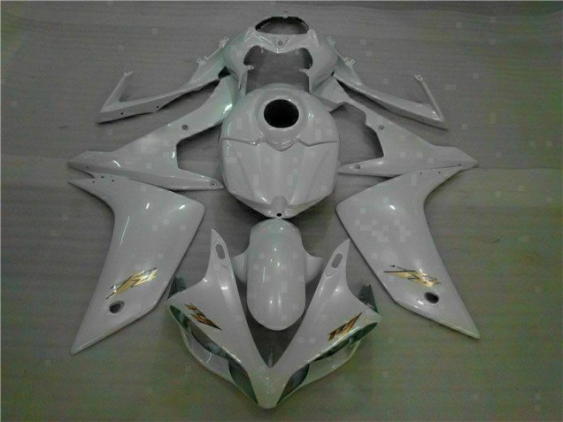 Blanc 07-08 YZF R1 Kit Carénages Motos Blanc 07-08 YZF R1 Kit Carénages Motos