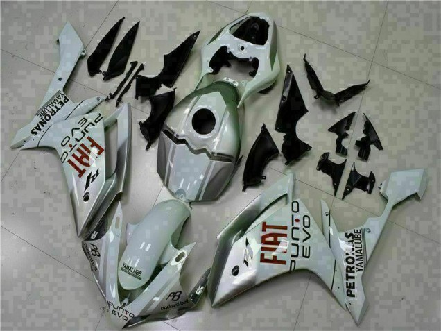 Blanc 07-08 YZF R1 Kit Carénages Motos & Plastique Blanc 07-08 YZF R1 Kit Carénages Motos & Plastique