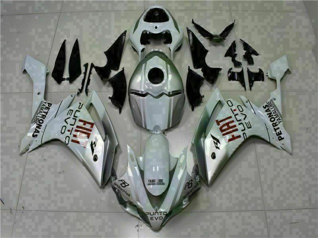 Blanc 07-08 YZF R1 Kit Carénages Motos & Plastique Blanc 07-08 YZF R1 Kit Carénages Motos & Plastique