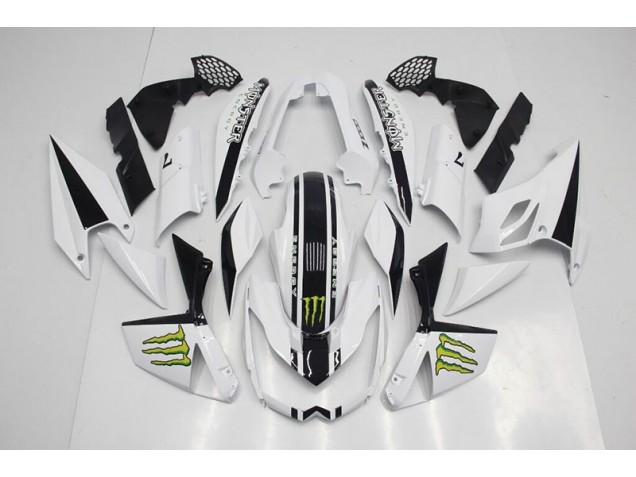 Blanc 07-09 Z1000 Carénage Moto Blanc 07-09 Z1000 Carénage Moto