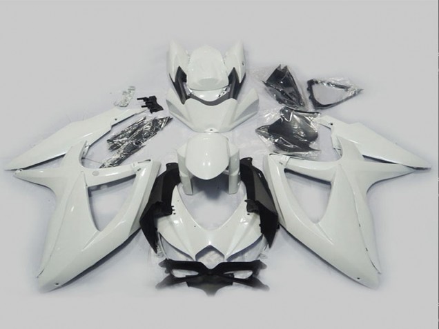 Blanc 08-10 GSXR 750 Carénage Moto Blanc 08-10 GSXR 750 Carénage Moto