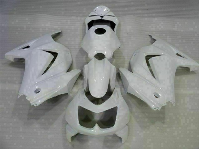 Blanc 08-12 EX250 Carénage Moto Blanc 08-12 EX250 Carénage Moto