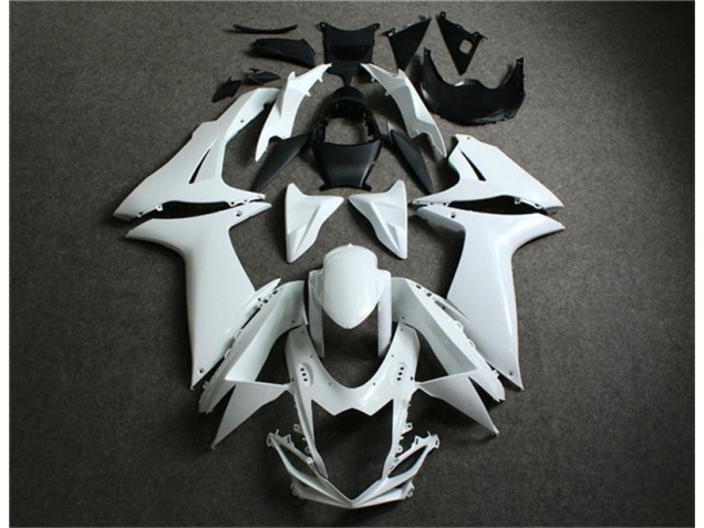 Blanc 11-21 GSXR 600/750 Carénage Moto Blanc 11-21 GSXR 600/750 Carénage Moto