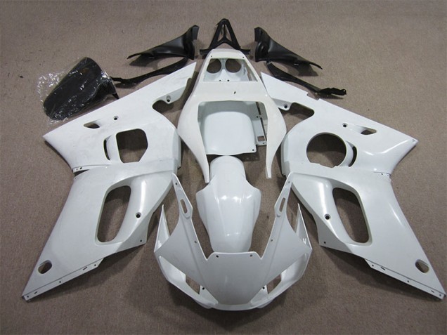 Blanc 98-02 YZF R6 Carénages Moto Blanc 98-02 YZF R6 Carénages Moto