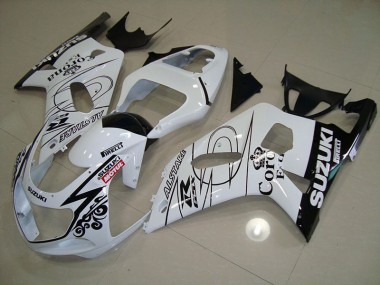 Blanc Alstare Motul 01-03 GSXR 750 Carénage Moto