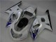 Blanc Argent 01-03 GSXR 600/750 Carénage Moto Blanc Argent 01-03 GSXR 600/750 Carénage Moto