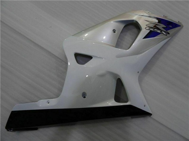 Blanc Argent 01-03 GSXR 600/750 Carénage Moto Blanc Argent 01-03 GSXR 600/750 Carénage Moto