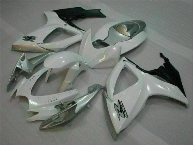 Blanc Argent 06-07 GSXR 600/750 Carrosserie Moto Blanc Argent 06-07 GSXR 600/750 Carrosserie Moto
