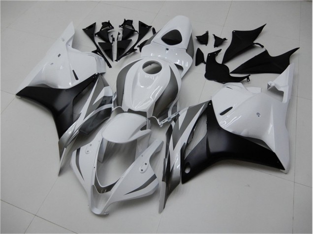 Blanc Argent Noir 09-12 CBR600RR Carénage Moto Blanc Argent Noir 09-12 CBR600RR Carénage Moto
