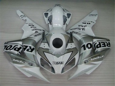 Blanc Argent Noir Repsol 04-05 CBR1000RR Carénage Moto