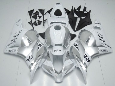 Blanc Argent Repsol 09-12 CBR600RR Carénage Moto