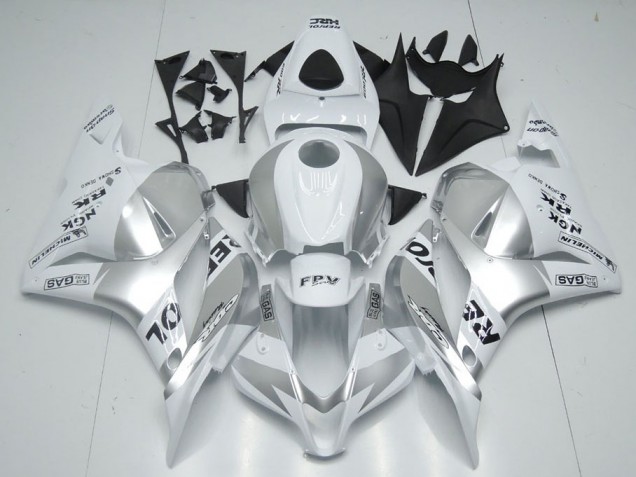 Blanc Argent Repsol 09-12 CBR600RR Carénage Moto Blanc Argent Repsol 09-12 CBR600RR Carénage Moto