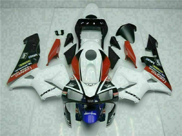 Blanc Bleu 03-04 CBR600RR Carénage Moto Blanc Bleu 03-04 CBR600RR Carénage Moto