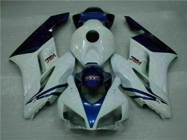 Blanc Bleu 04-05 CBR1000RR Carénages Moto