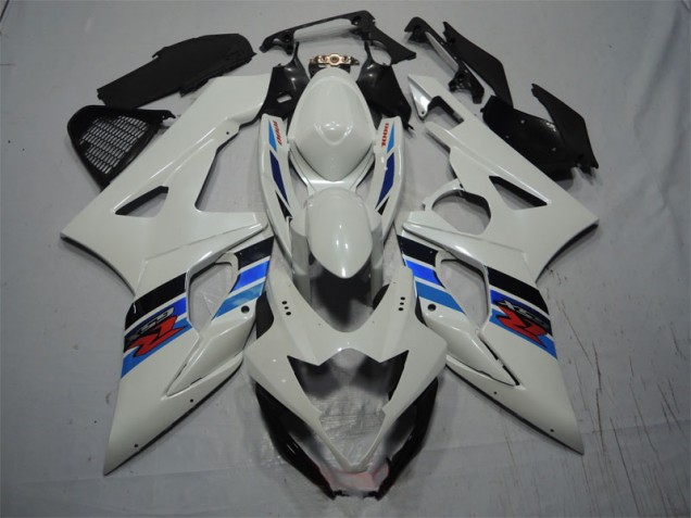 Blanc Bleu 05-06 GSXR 1000 Carénage Moto Blanc Bleu 05-06 GSXR 1000 Carénage Moto