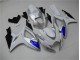 Blanc Bleu 06-07 GSXR 600/750 Carénages Moto Blanc Bleu 06-07 GSXR 600/750 Carénages Moto