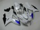 Blanc Bleu 06-07 GSXR 600/750 Carénages Moto Blanc Bleu 06-07 GSXR 600/750 Carénages Moto