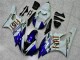Blanc Bleu 06-07 YZF R6 Carénage Moto Blanc Bleu 06-07 YZF R6 Carénage Moto