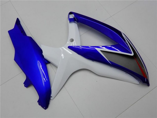 Blanc Bleu 08-10 GSXR 600/750 Carénage Moto Blanc Bleu 08-10 GSXR 600/750 Carénage Moto