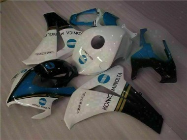 Blanc Bleu 08-11 CBR1000RR Carénages Moto