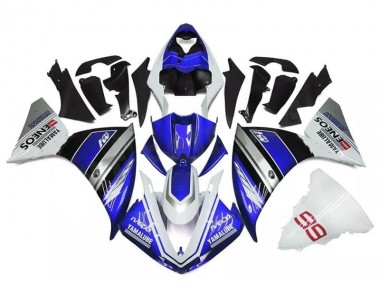 Blanc Bleu Argent 09-11 YZF R1 Carénage Moto