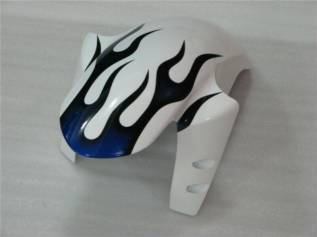 Blanc Bleu Flamme 04-06 YZF R1 Carénage Moto Blanc Bleu Flamme 04-06 YZF R1 Carénage Moto