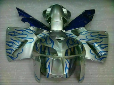 Blanc Bleu Flamme 05-06 CBR600RR Carénage Moto